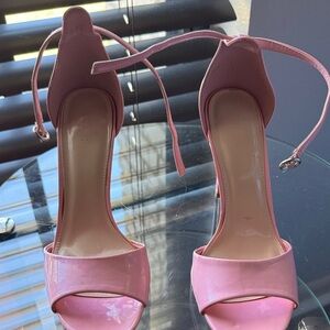 Forever 21 Pink Ankle-Strap Women’s Heeled Sandals